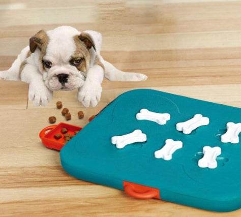 Interactive Dog Puzzle Toy – Treat Dispensing Dog Training Game for Mental Stimulation