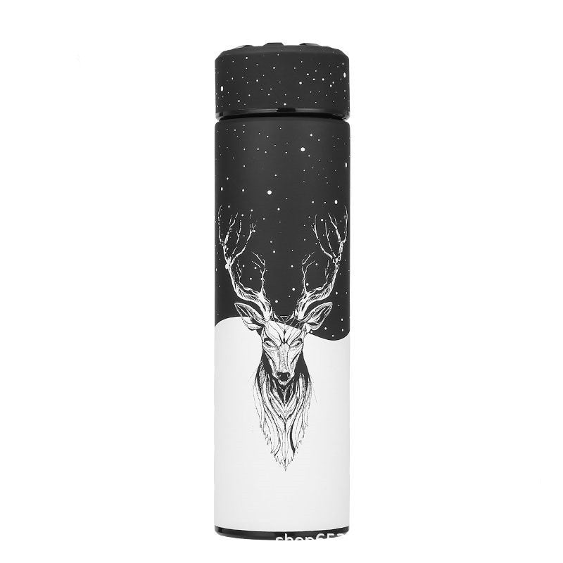 Insulated Thermos Cup with Tea Strainer – 304 Stainless Steel Vacuum Flask | 350ml & 500ml