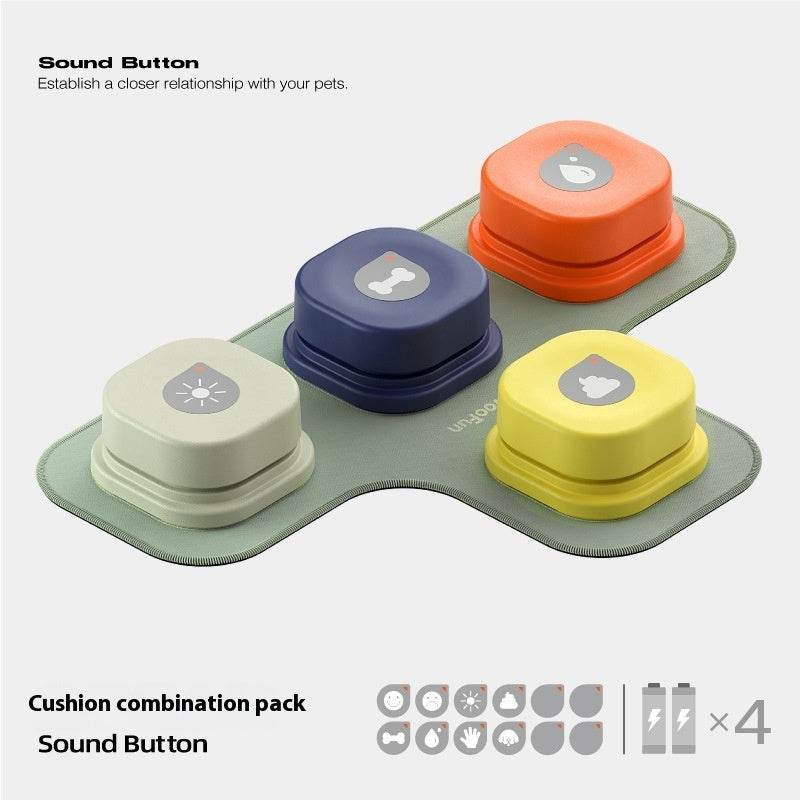 interactive dog training buttons – Recordable Talking Buttons for Dog Communication & Pet Training