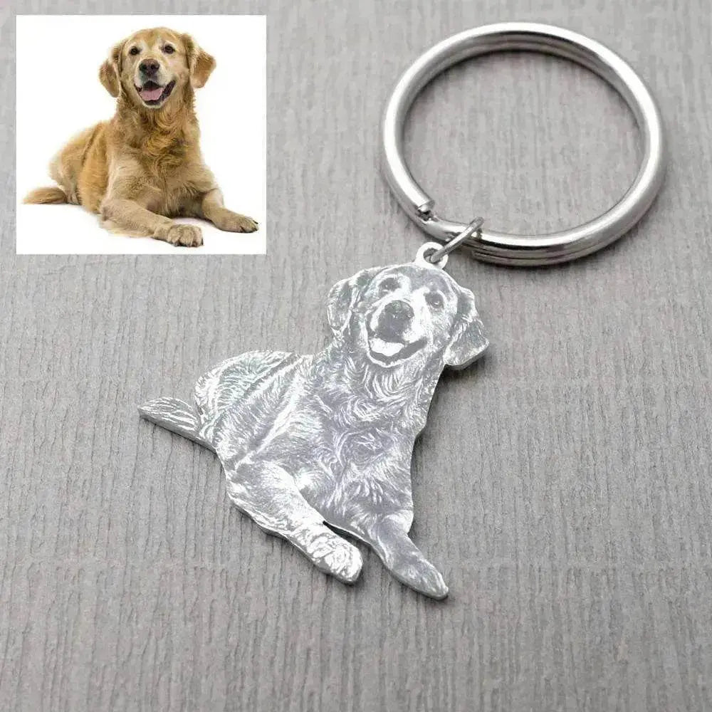 Costumed Picture Pet Memo Keyring Keychain