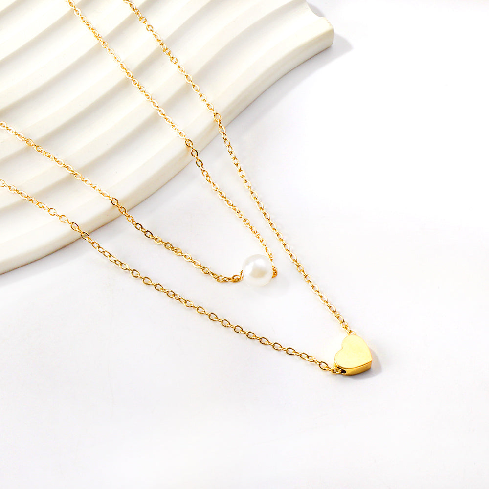 Heart & Pearl Harmony Pendant