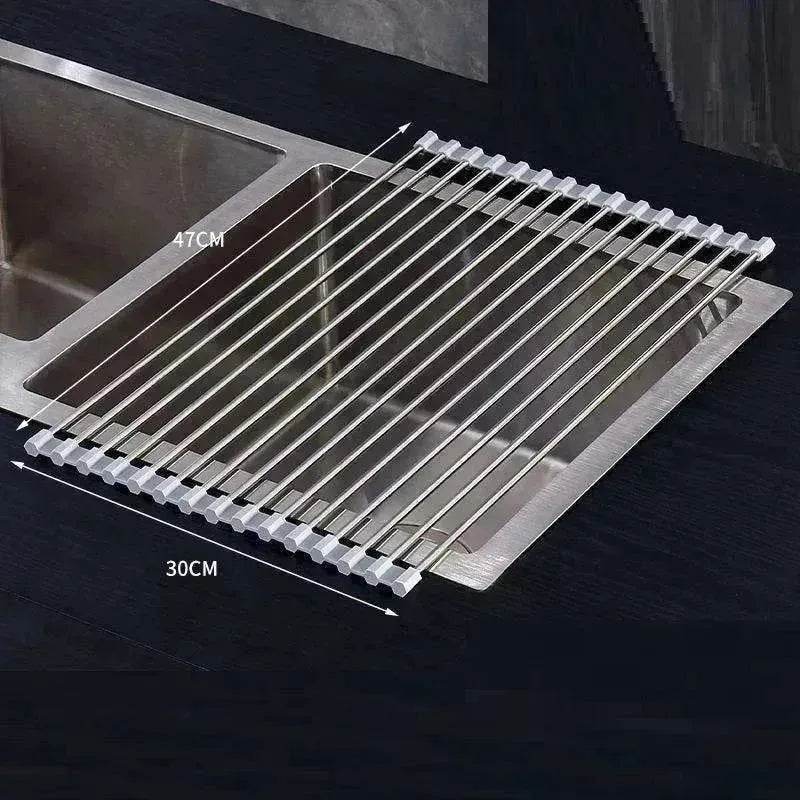 Multifunctional Household Pot Mat Kitchen  Cookware Storage Drainage Rack