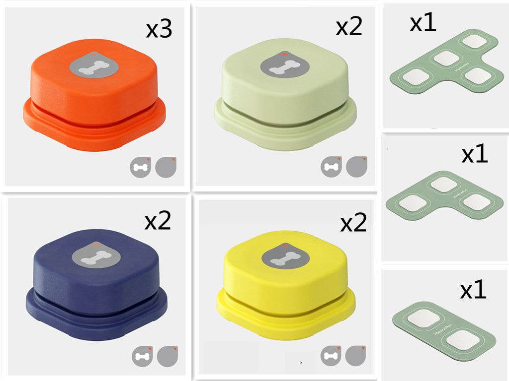 interactive dog training buttons – Recordable Talking Buttons for Dog Communication & Pet Training