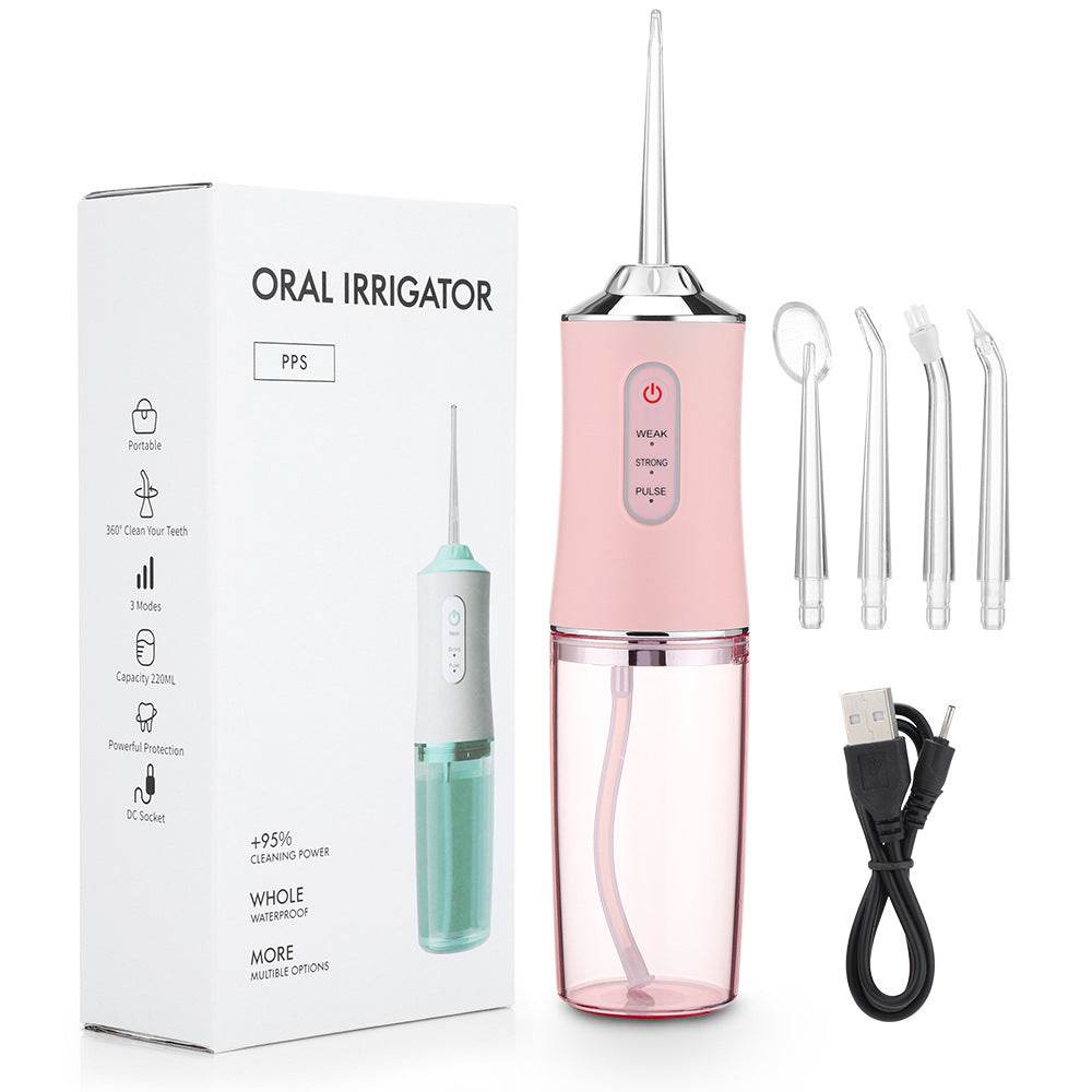 Cordless Dental Electric Flosser High Speed water Spray Oral Irrigator